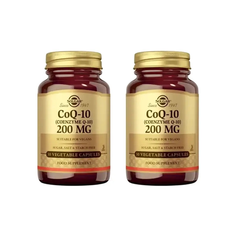 Solgar Coenzyme Q10 200Mg, 2X30 Capsules