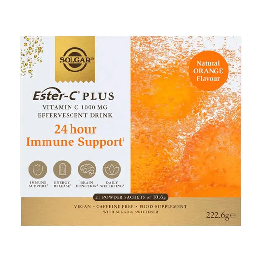 Solgar EsterC Effervescent 1000 mg Vitamin C, 21 sachets
