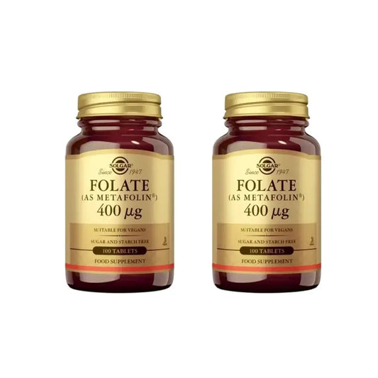 Solgar Folate 400Mcg, 2X100 Tablets