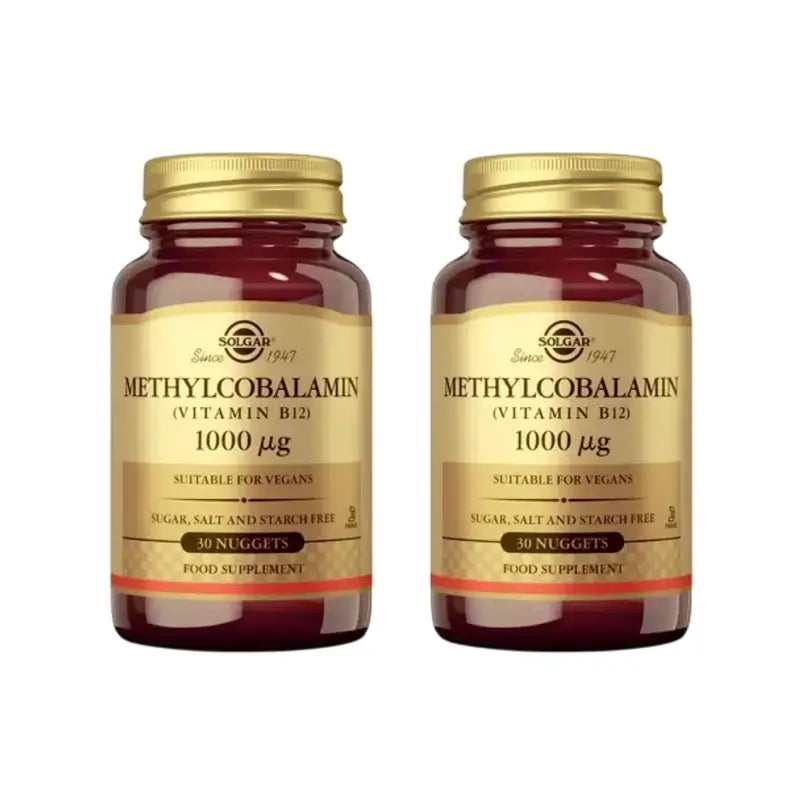 Solgar Methylcobalamin 1000 Mcg, 2X30 Tablets