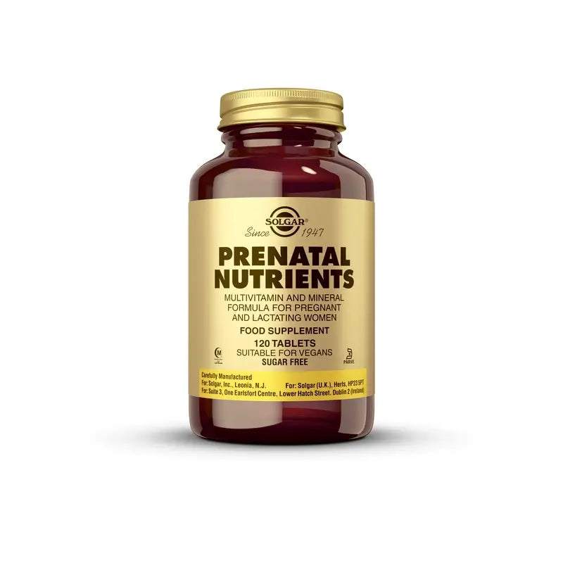 Solgar Nutrients Prenatals, 120 tablets