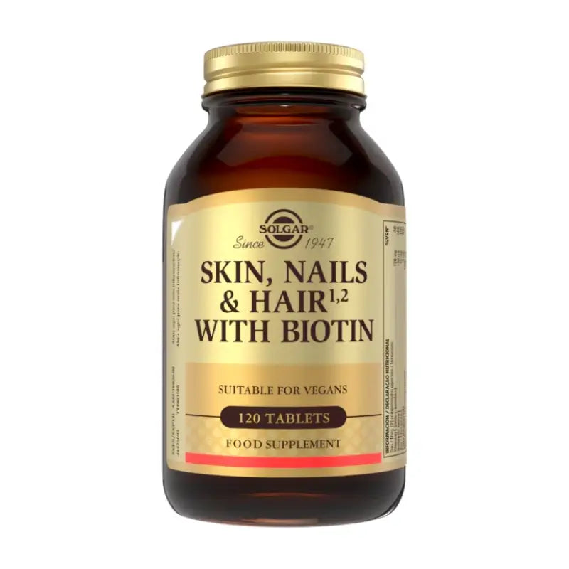 Solgar Hair, Skin & Nails & Biotin, 120 tablets