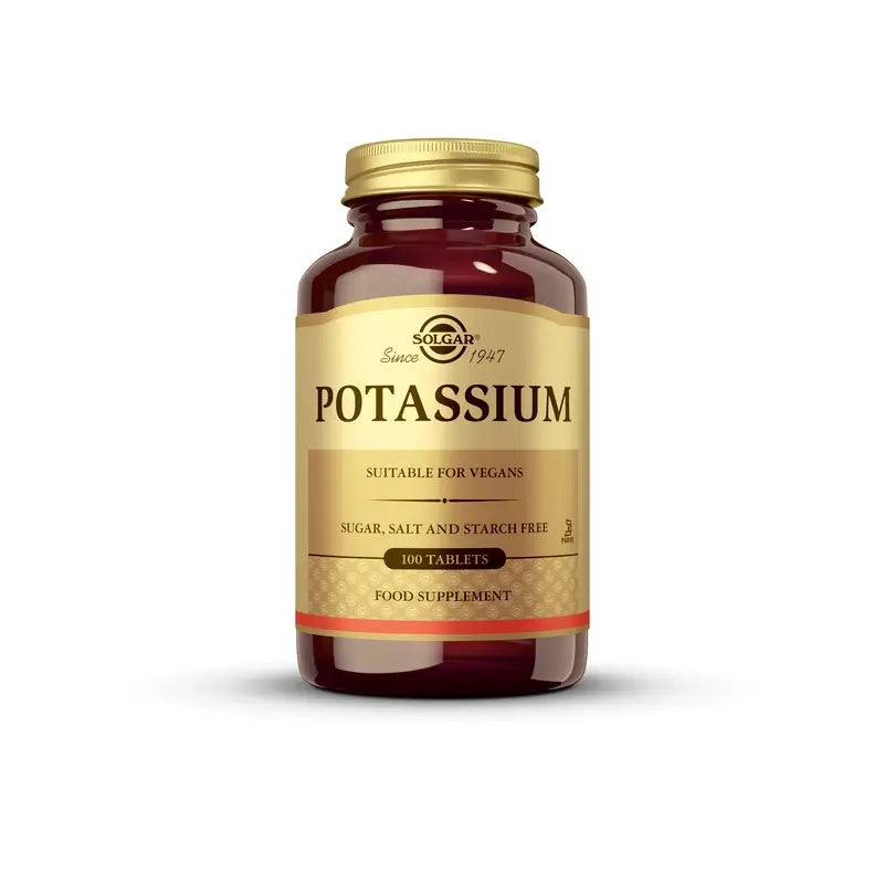 Solgar Potassium, 100 tablets
