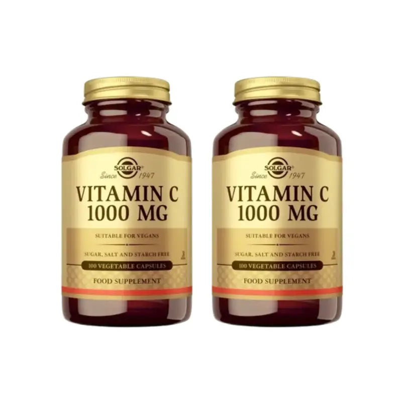 Solgar Vitamin C 1000 Mg, 2X100 Capsules