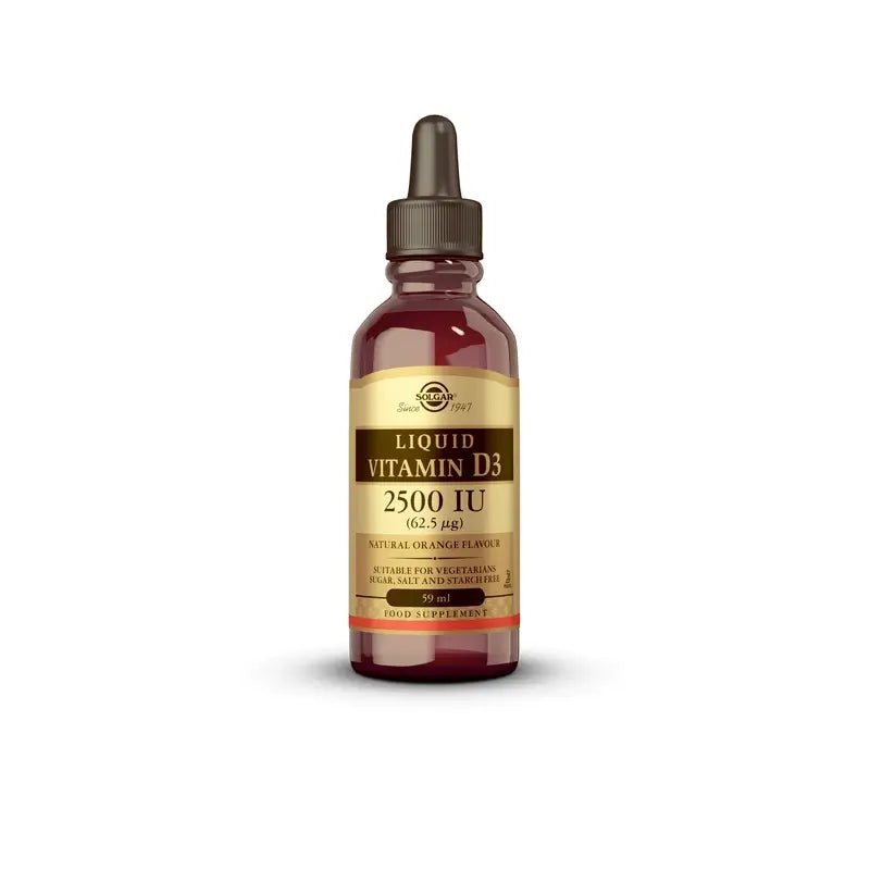 Solgar Vitamin D3 Liquid 2500 IU, 59 ml