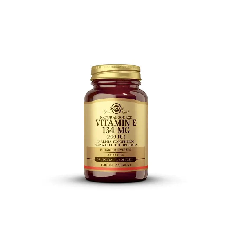 Solgar Vitamin E 200 IU, 50 vegetarian softgels