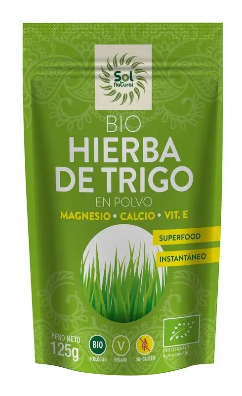 Solnatural Wheat Grass Powder, 125 Gr