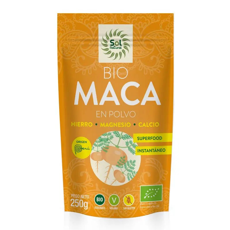 Solnatural Maca Powder Bio , 250 gr