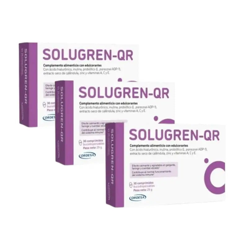 Solugren Supplements Qr Pack 3 x 30 tablets