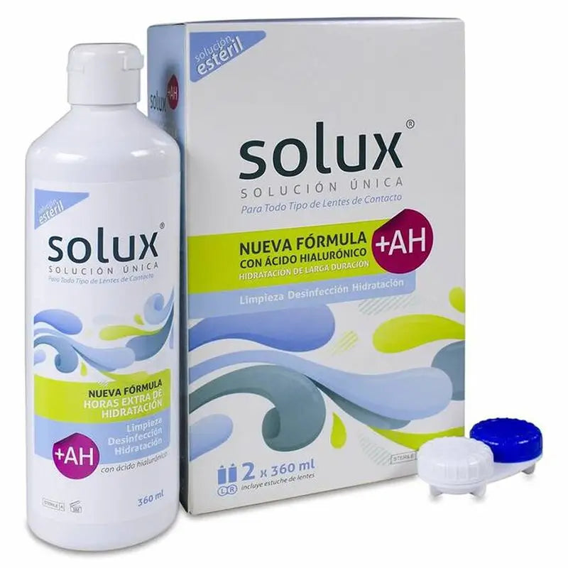 Solux Single Solution Lens Liquid, 2x360 ml