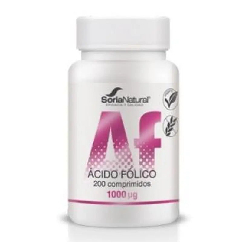 Soria Natural Folic Acid Sustained Release 250Mg 200 Tablets