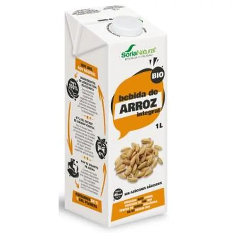 Soria Natural Rice Vegetable Drink 1Lt 6Pcs. Bio Sg Vegan