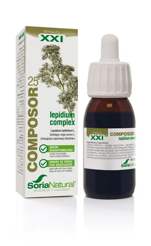Soria Natural Composor 25 Lepidiums Xxi, 50 Ml