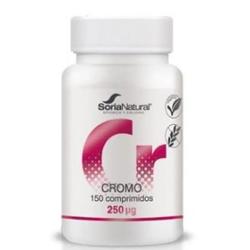 Soria Natural Chromium Sustained Release 250Mg 150 Tablets