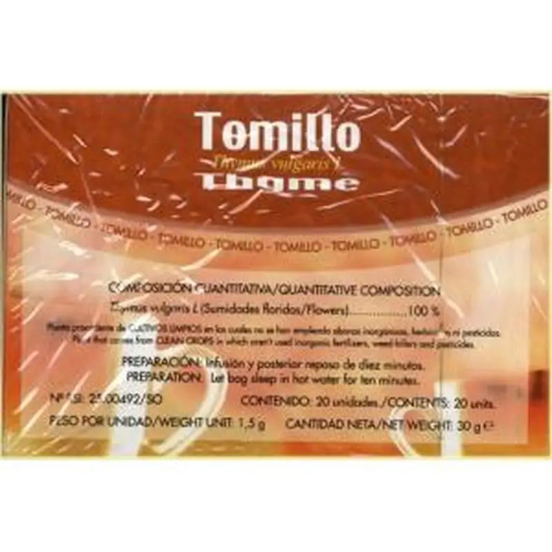 Soria Natural Inf.Thyme 20Uni.