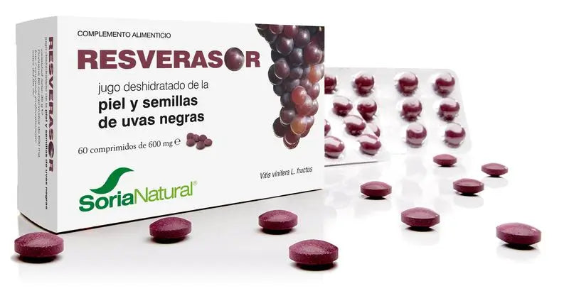 Soria Natural Resverasor 600 Mg, 60 Capsules