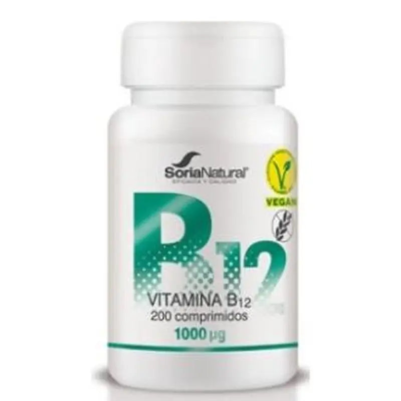 Soria Natural Vitamin B12 Sustained Release 250Mg 200C Vegan