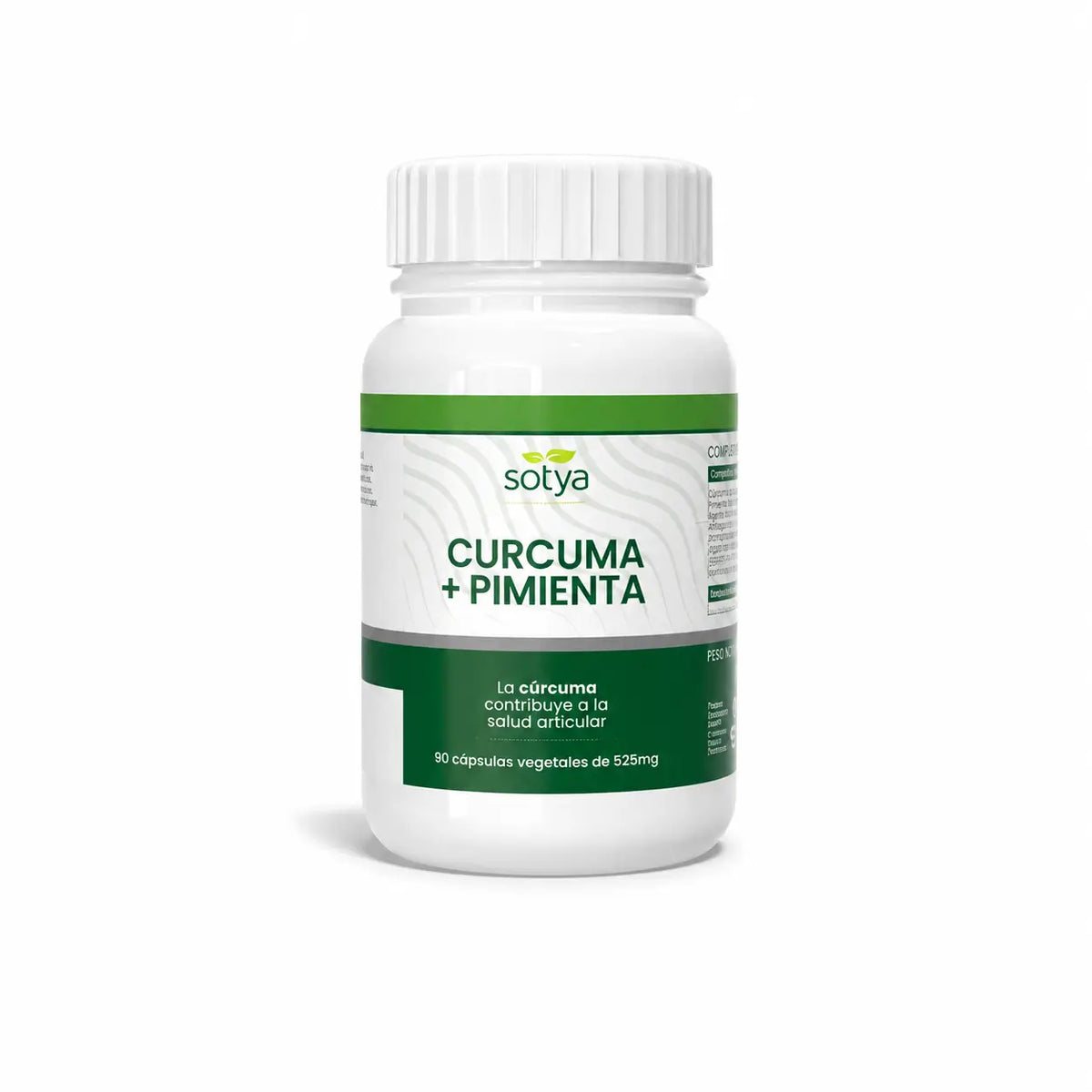 Sotya Turmeric + Black Pepper 550 mg, 60 vegetarian capsules