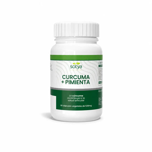 Sotya Turmeric + Black Pepper 550 mg, 60 vegetarian capsules