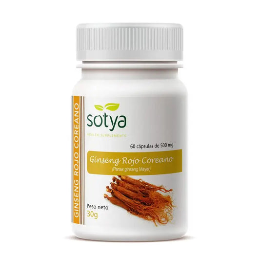 Sotya Korean Red Ginseng 500Mg , 60 caps
