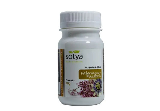 Sotya Valerian & Passionflower 450 Mg, 90 Capsules