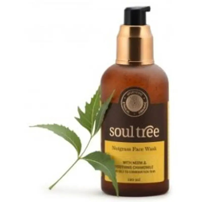 Soultree Nutglass & Neem Facial Cleansing Gel 120Ml.