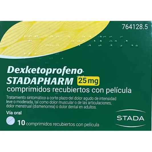 Dexketorpofen Stada 25 Mg, 10 tablets