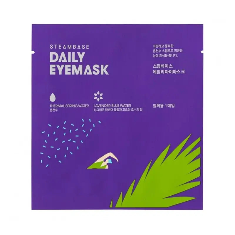 Steambase Daily Eyemask Lavender Blue Water , 1 pc