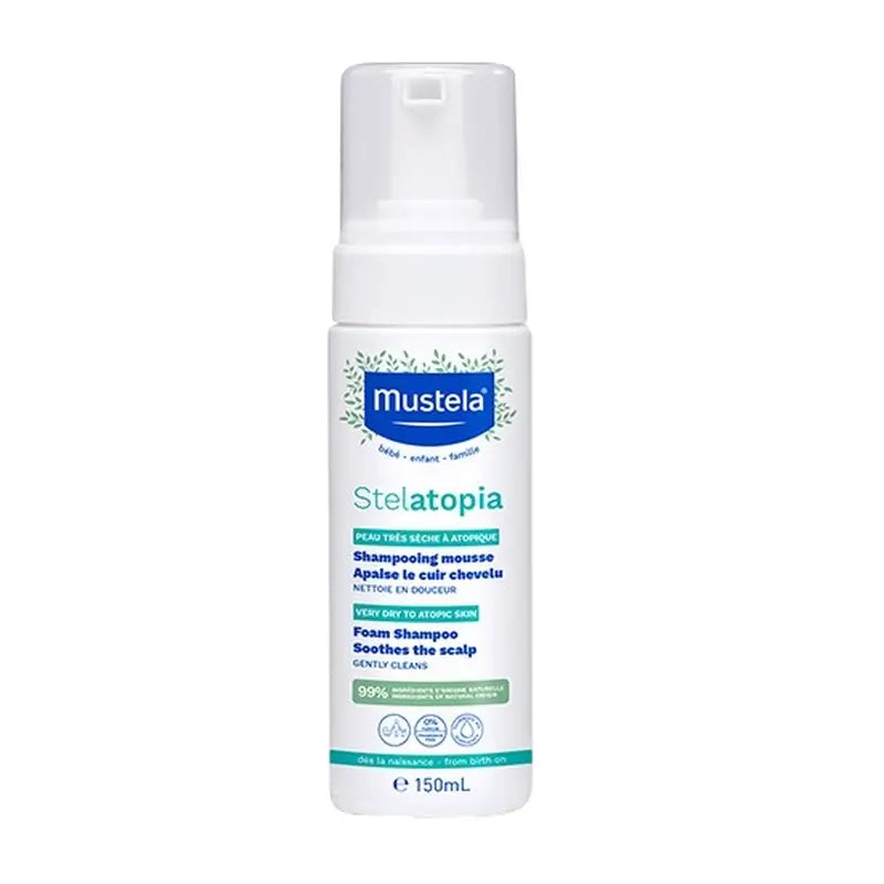 Mustela Stelatopia Mousse Shampoo, 150ml