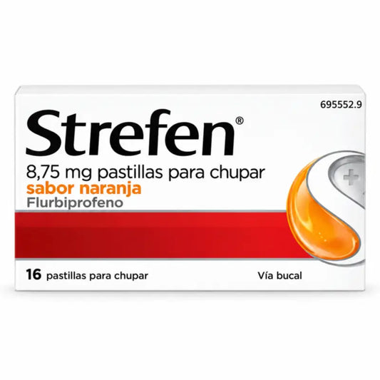 Strefen Orange, 16 lozenges, for sucking