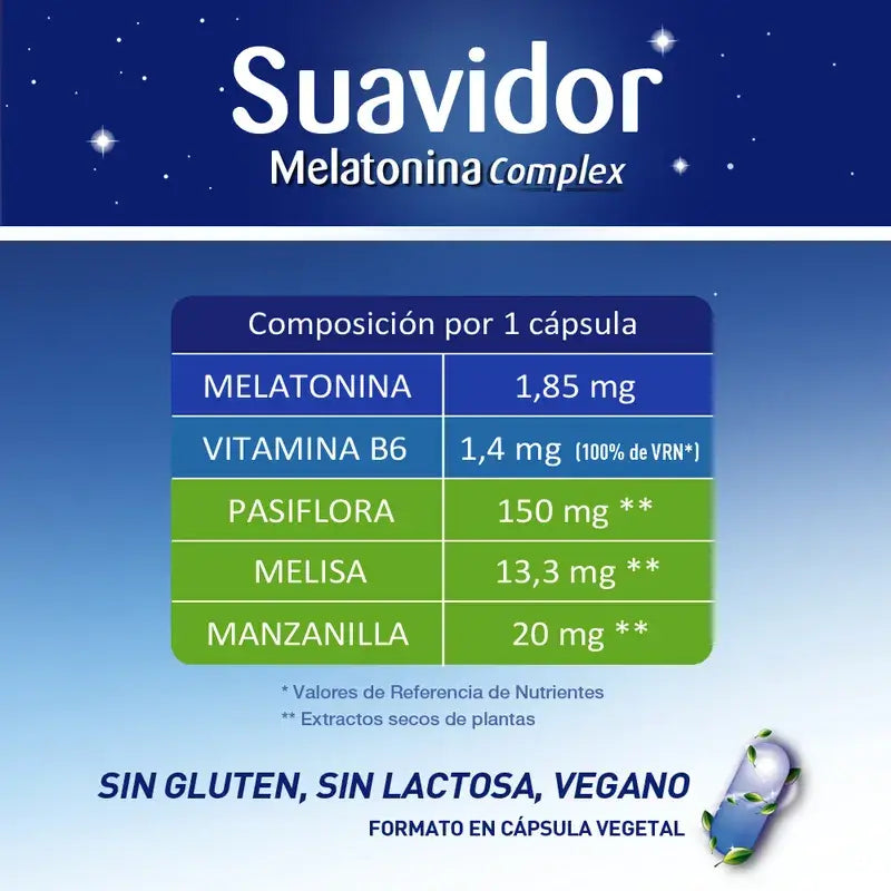 Suavidor Melatonin Complex, 30 Tablets