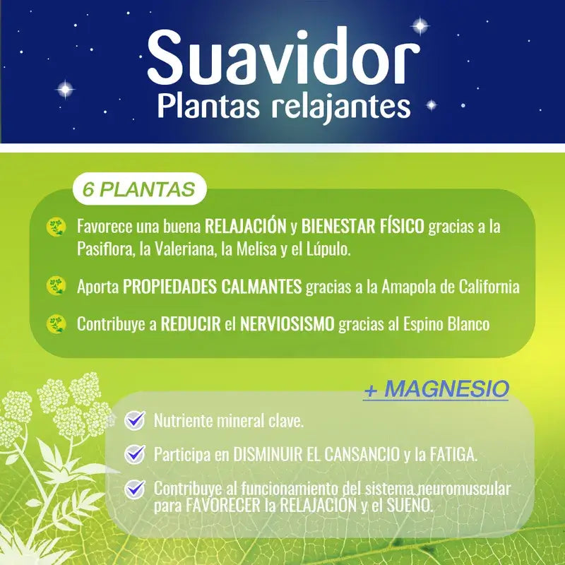 Suavidor Soothing Plants, 45 capsules