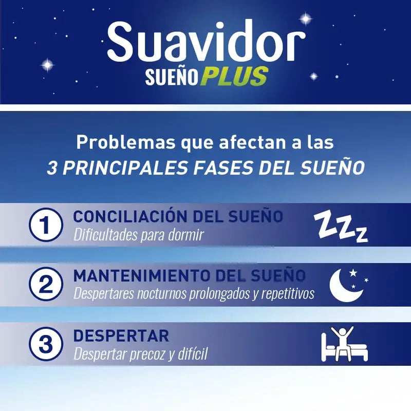 Suavidor Sueño Plus Tricapa, 30 tablets