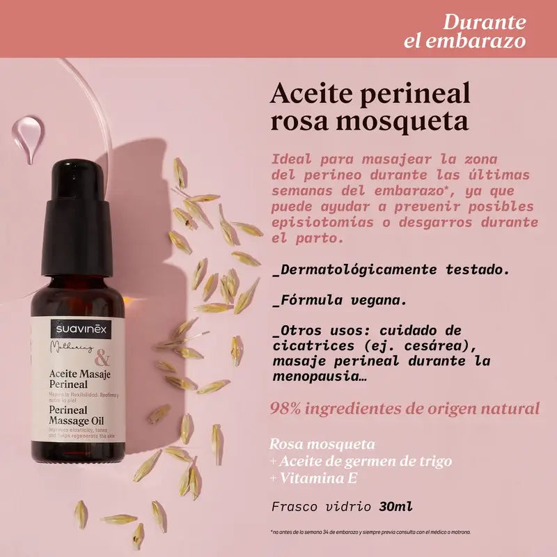 Suavinex Perineal Massage Oil, 30 Ml