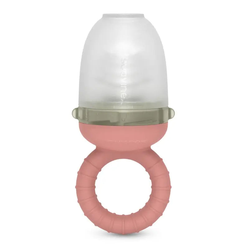 Suavinex Silicone Anti-Suffocation Feeder, +6 Months, Pink