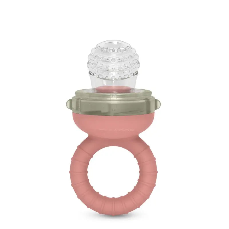 Suavinex Silicone Anti-Suffocation Feeder, +6 Months, Pink