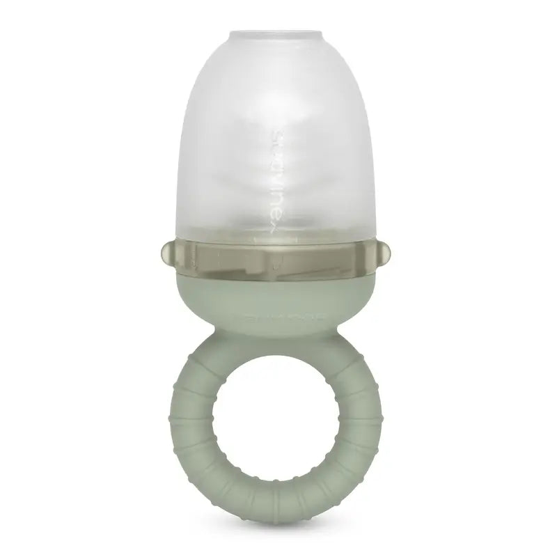 Suavinex Silicone Anti-Suffocation Feeder, +6 Months, Green