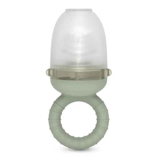 Suavinex Silicone Anti-Suffocation Feeder, +6 Months, Green
