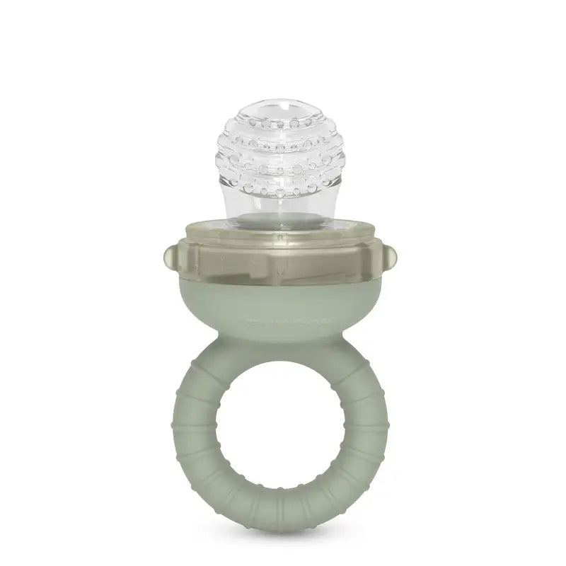 Suavinex Silicone Anti-Suffocation Feeder, +6 Months, Green