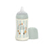 Suavinex Baby Bottle 270 Ml, Medium Flow (M), +3 Months, Wonderland Green