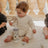 Suavinex Baby Bottle 360 Ml, Dense Flow (L), +6 Months, Wonderland Flowers Blue