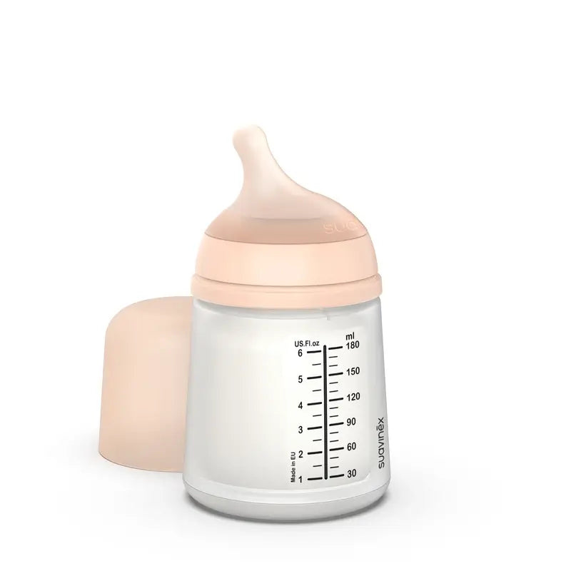 Suavinex Anti-colic Bottle Zero Zero 180 Ml, Adaptable Flow (A), +0 Months, Fair