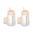 Suavinex Anti-colic Bottle Zero Zero 270 Ml, Medium Flow (M), +3 Months, Fair, 2 Units