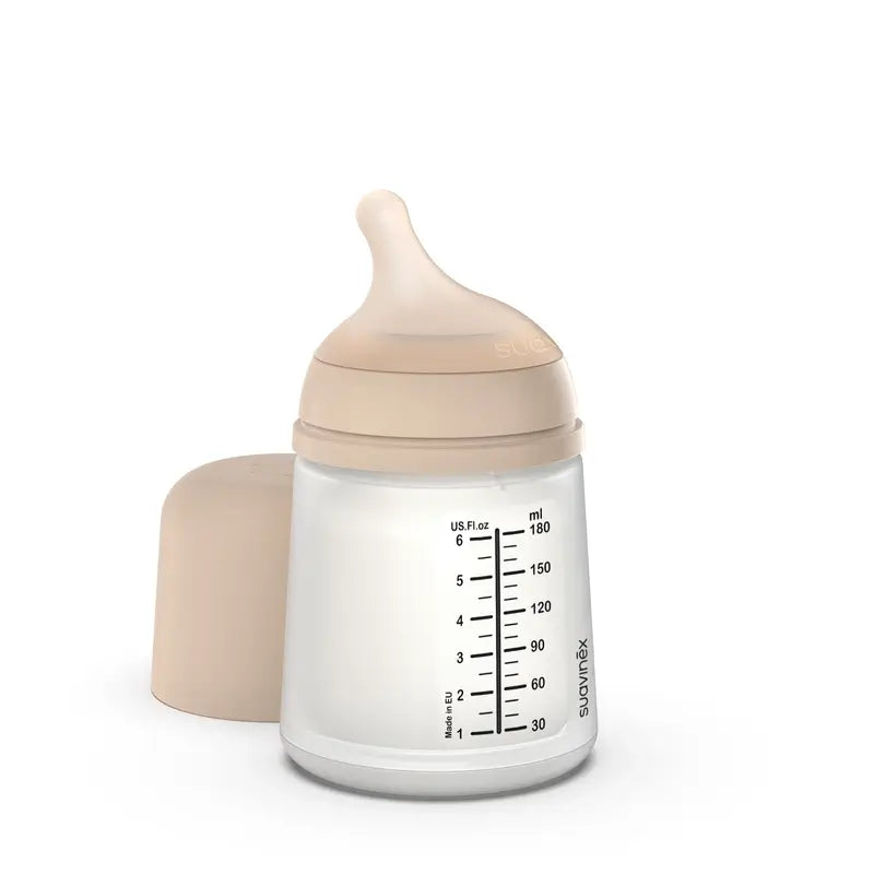 Suavinex Anti-colic Bottle Zero Zero 180 Ml, Slow Flow (S), +0 Months, Light