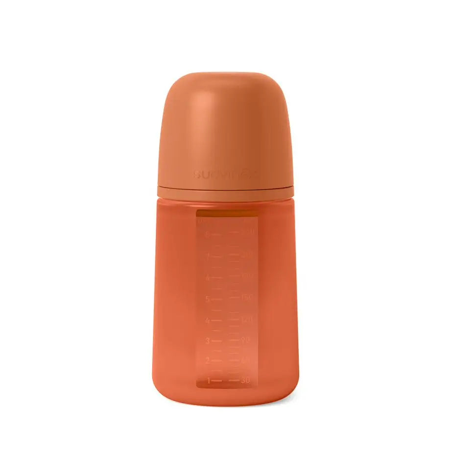 Suavinex Baby Bottle With Silicone Bottle 240 Ml, Physiological Teat Sx Pro, Medium Flow (M). +3 Months. Colour Essence, Tile