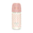 Suavinex Glass Bottle 240 Ml. Sx Pro Physiological Silicone Teat. Medium Flow Bottle. +3 Months. Bonhomia, Pink