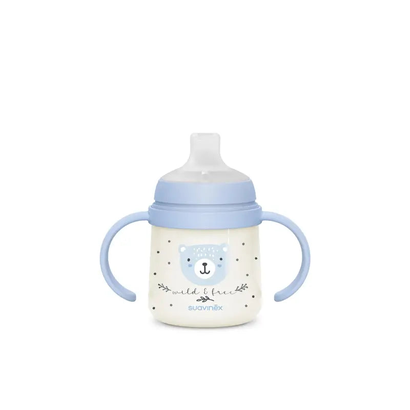 Suavinex Night Bottle Night & Day +6 Months Wild&Free Blue, 150 ml