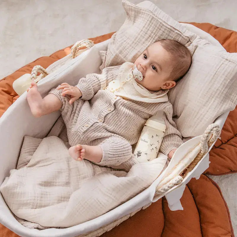 Suavinex Baby Bottle Teat Sx Pro Medium Flow (M) +3 Months Birdies Beige, 270 ml