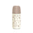 Suavinex Baby Bottle Glass 240 Ml, Medium Flow (M), +3 Months, Poetry Beige