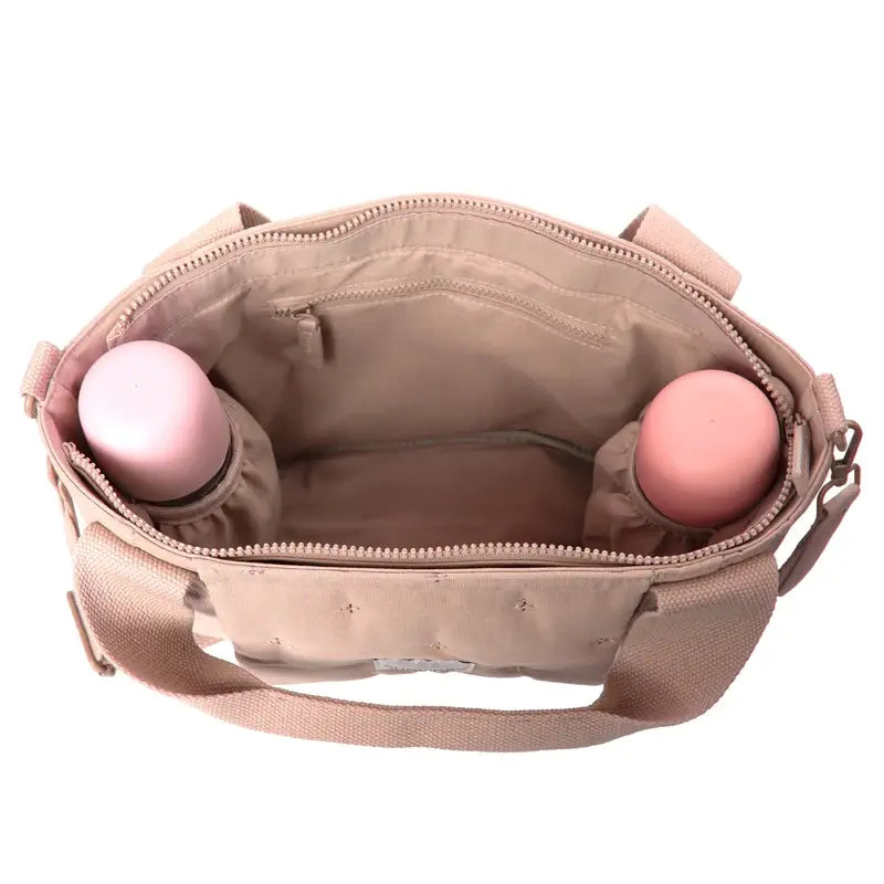 Suavinex Baby Trolley Bag Rectangular Bread Bag Poetry Pink